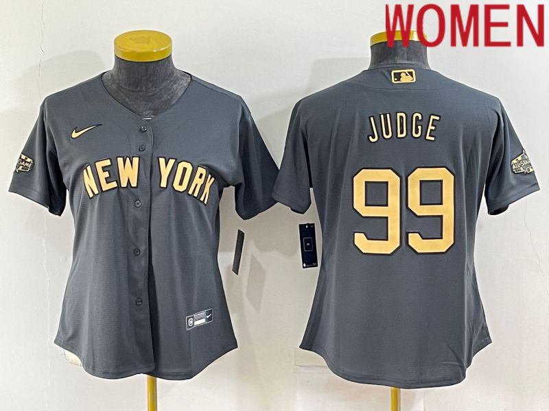 Women New York Yankees #99 Judge Grey 2022 All Star Game Nike MLB Jersey
